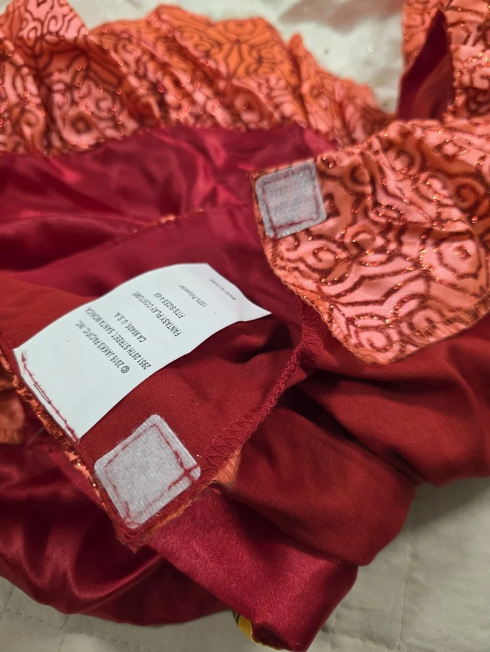 Jakks Pacific Disney Princess Elena Of Avalor Dress Costume Girls 4-6x Red